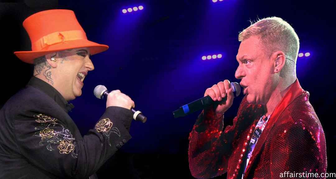 Andy Bell and Boy George