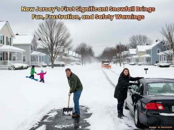 New Jersey’s First Significant Snowfall Brings Fun, Frustration, and Safety Warnings