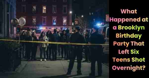 What Happened at a Brooklyn Birthday Party That Left Six Teens Shot Overnight? Image-AI Generated