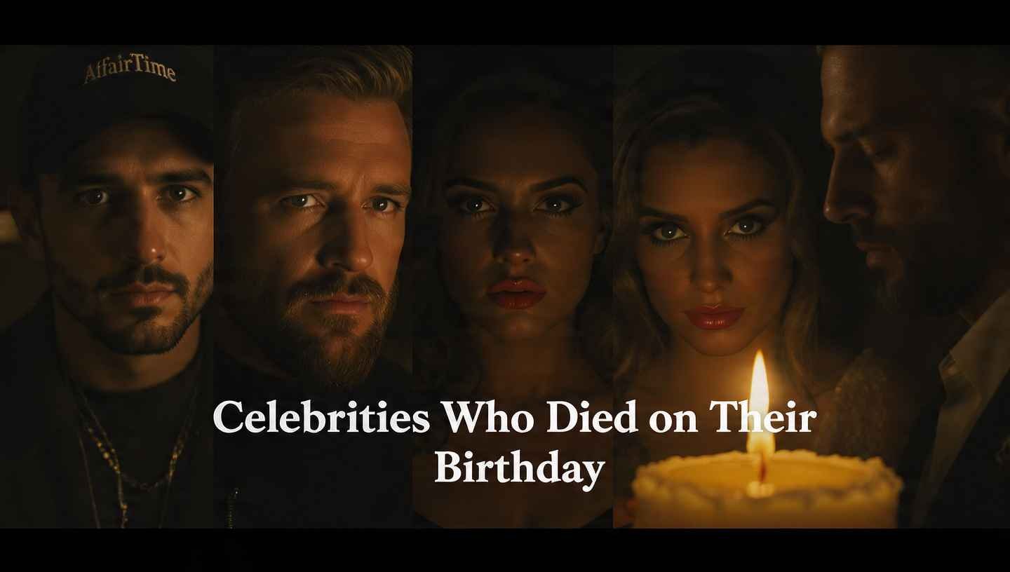 15 Famous Celebrities Who Died on Their Birthday — A Haunting Coincidence